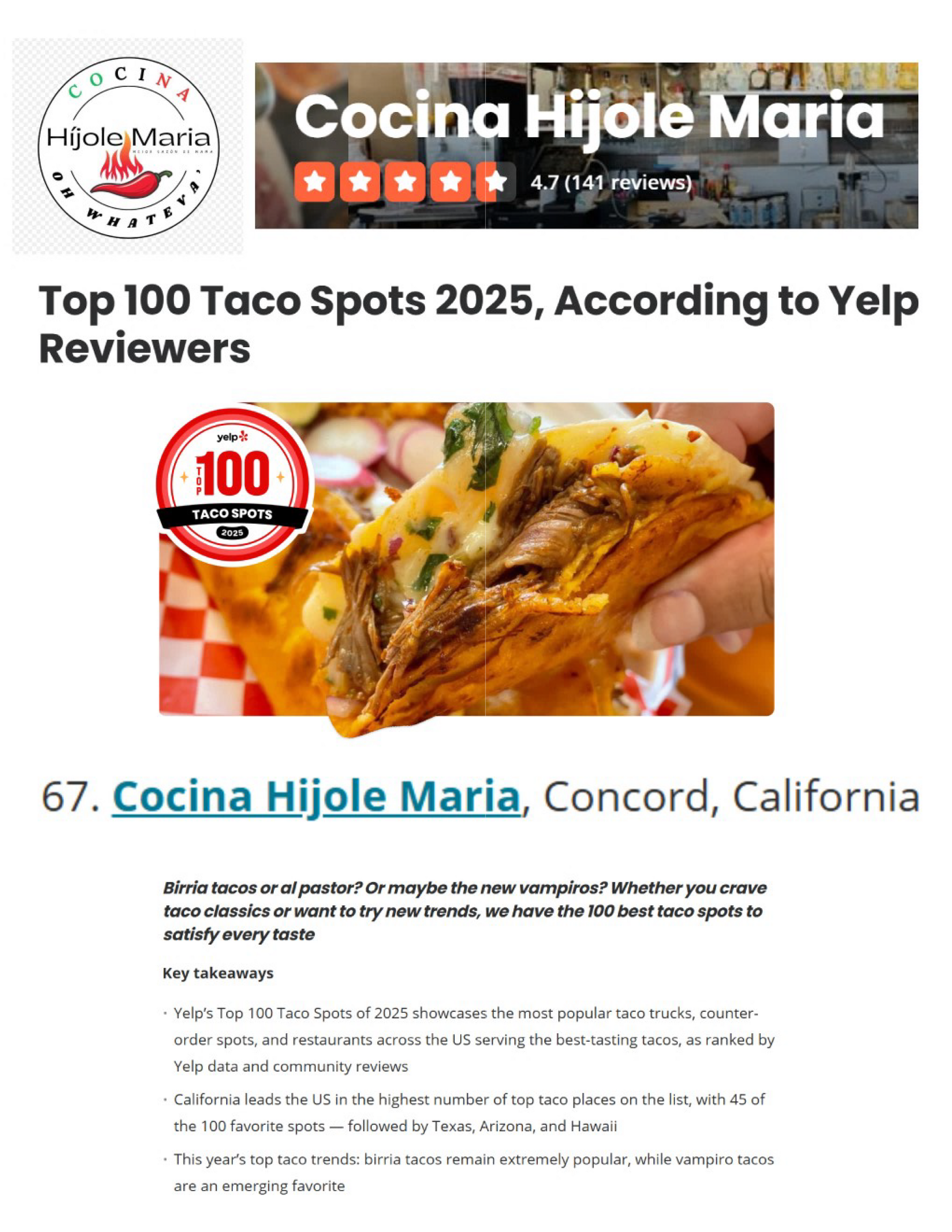 Cocina Hijole Maria Logo